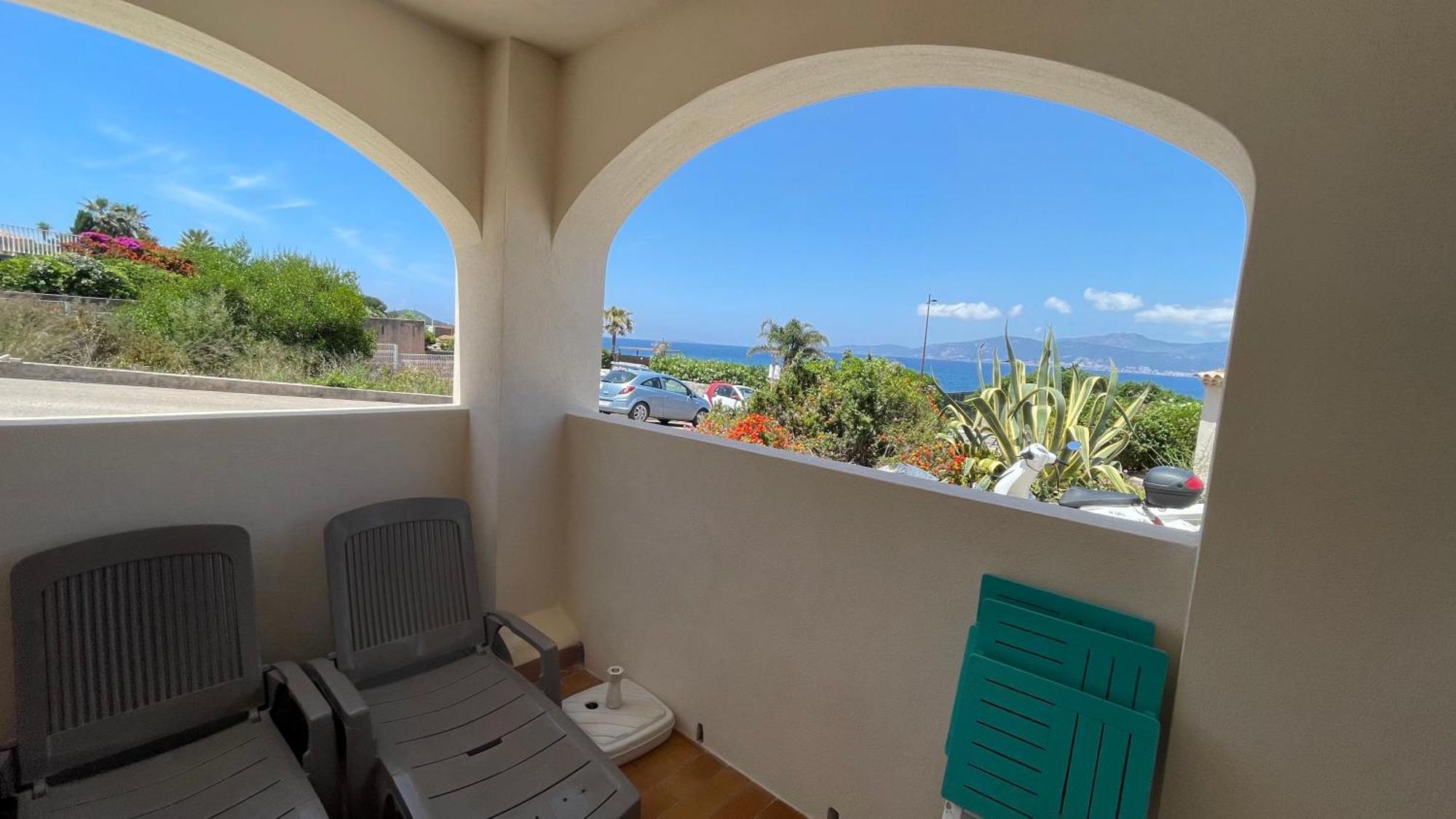 Vue Mer Panoramique Plage 50M Porticcio Corse Екстер'єр фото