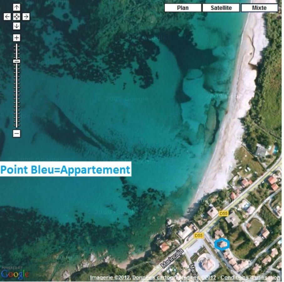 Vue Mer Panoramique Plage 50M Porticcio Corse Екстер'єр фото